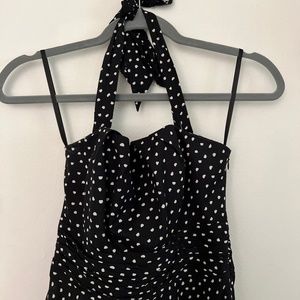 WHBM Pin Up style Halter Dress / Size 0 / w removable straps